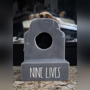 Rae Dunn Tombstone Birdhouse